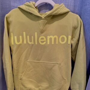 Lululemon bright yellow green Hoodie
